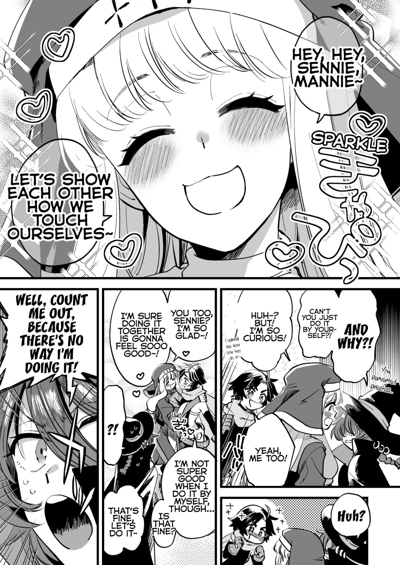 Hentai Manga Comic-Party of Female Adventurers Fuck a Lot At The Inn Once Nighttime Comes-Read-16